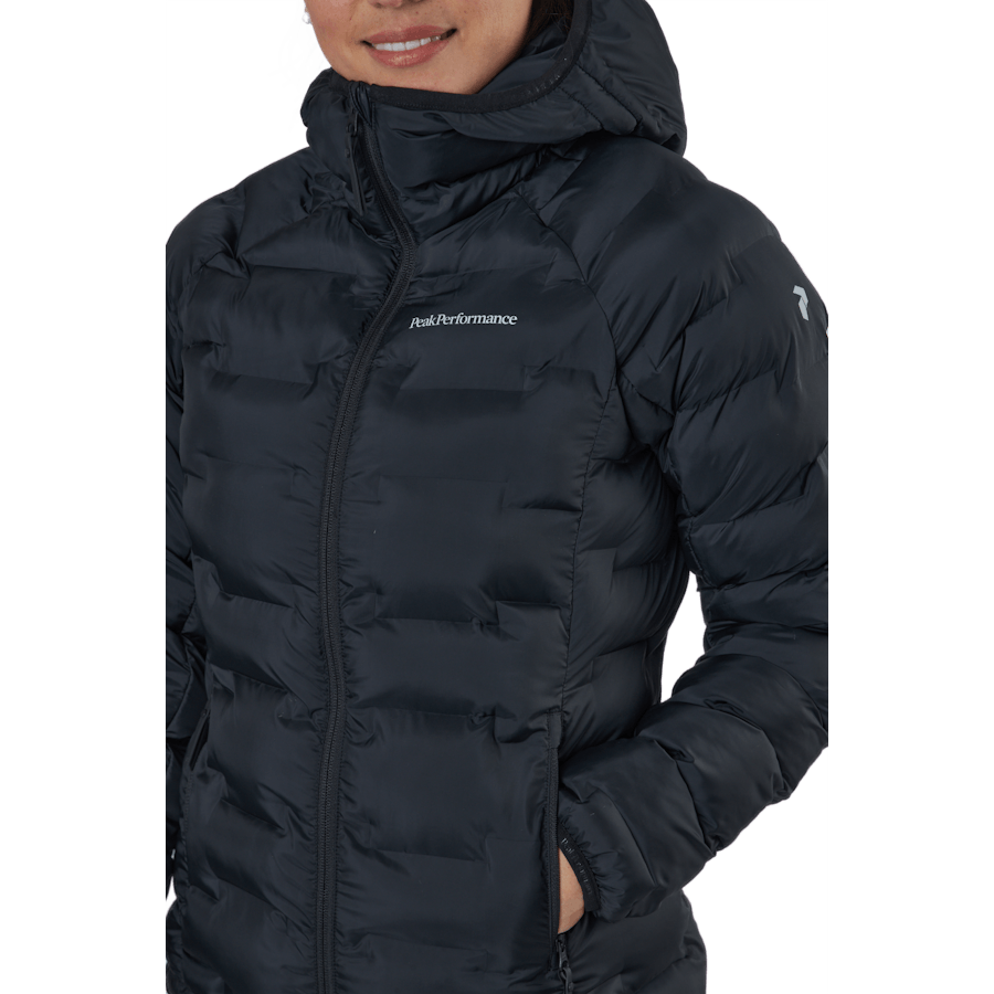 W Argon Hood Jacket Black