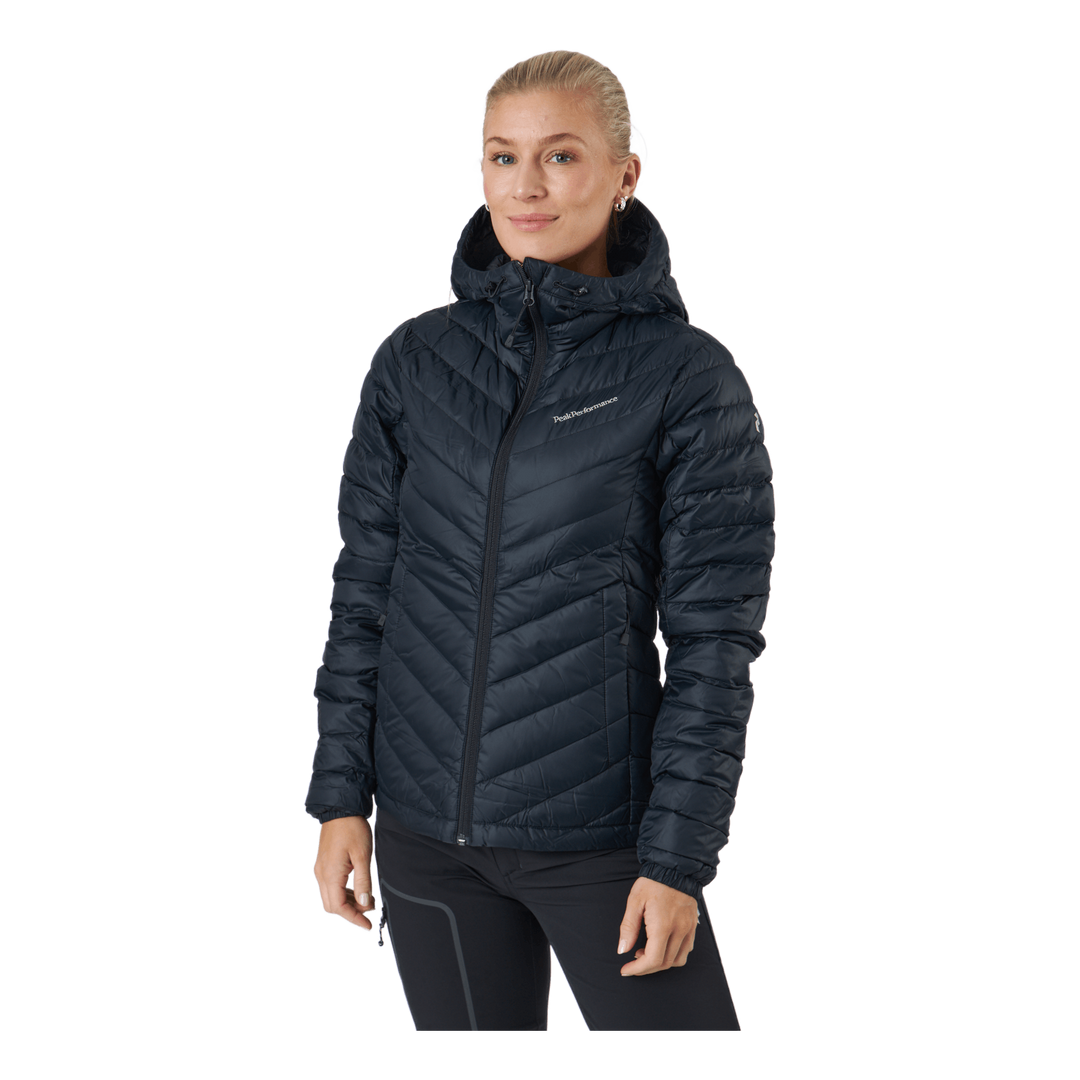 W Frost Down Hood Jacket Black