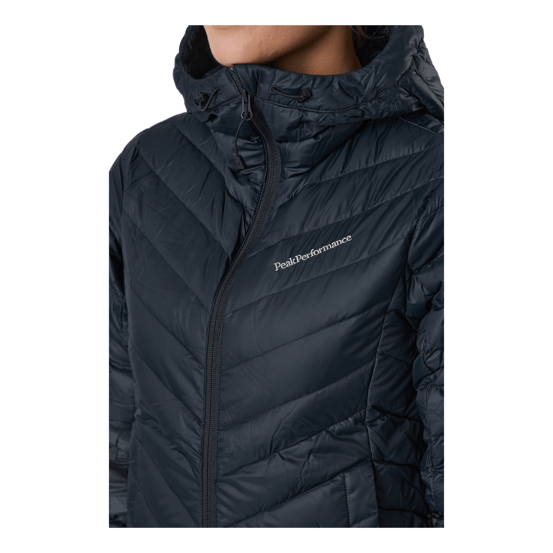 W Frost Down Hood Jacket Black