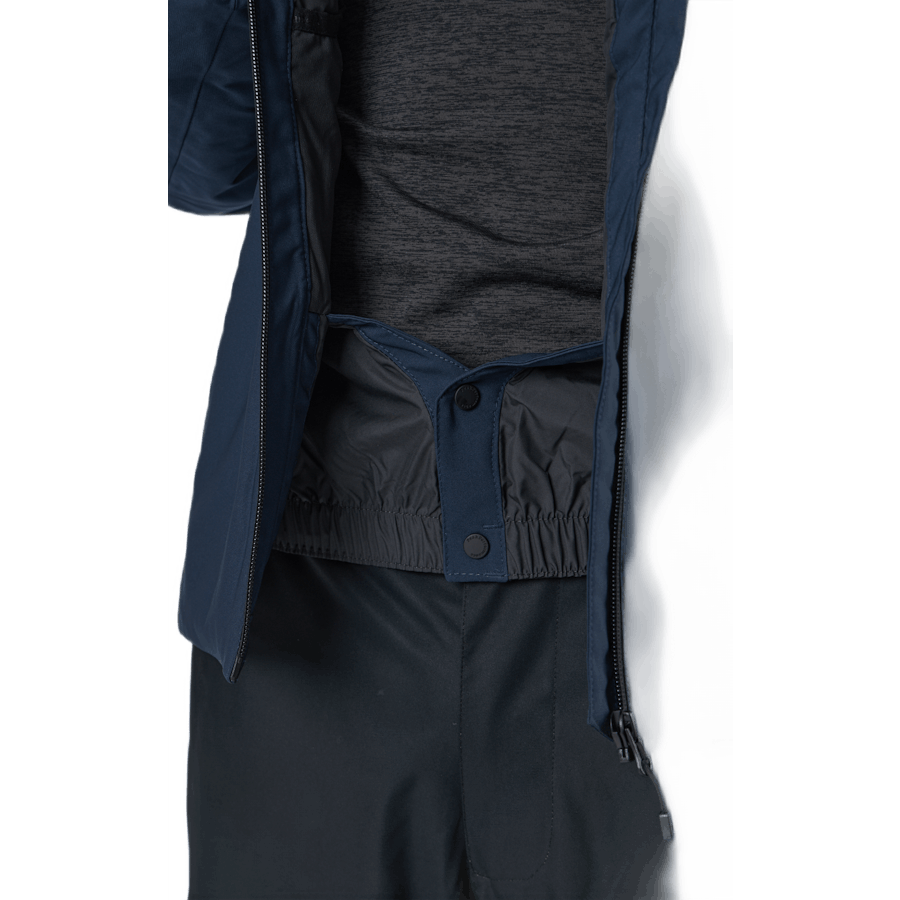 M Maroon Jacket Blue Shadow
