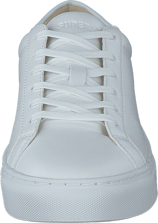 Vegan Retro Court Trainer White