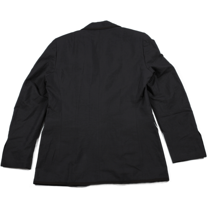 Gebogene Jacke Marine