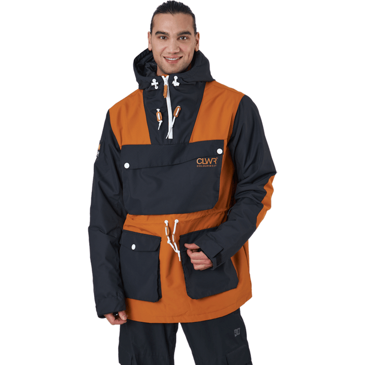 Essential Anorak M Mörk Orange