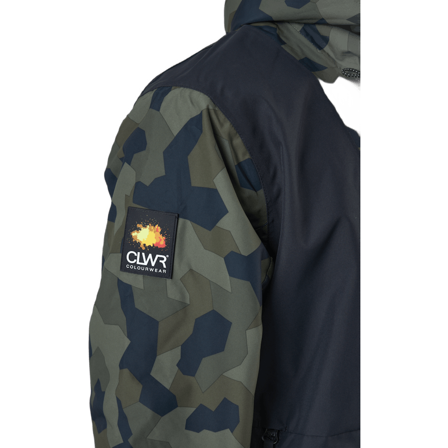 Veste Block M Camo Kaki foncé C79