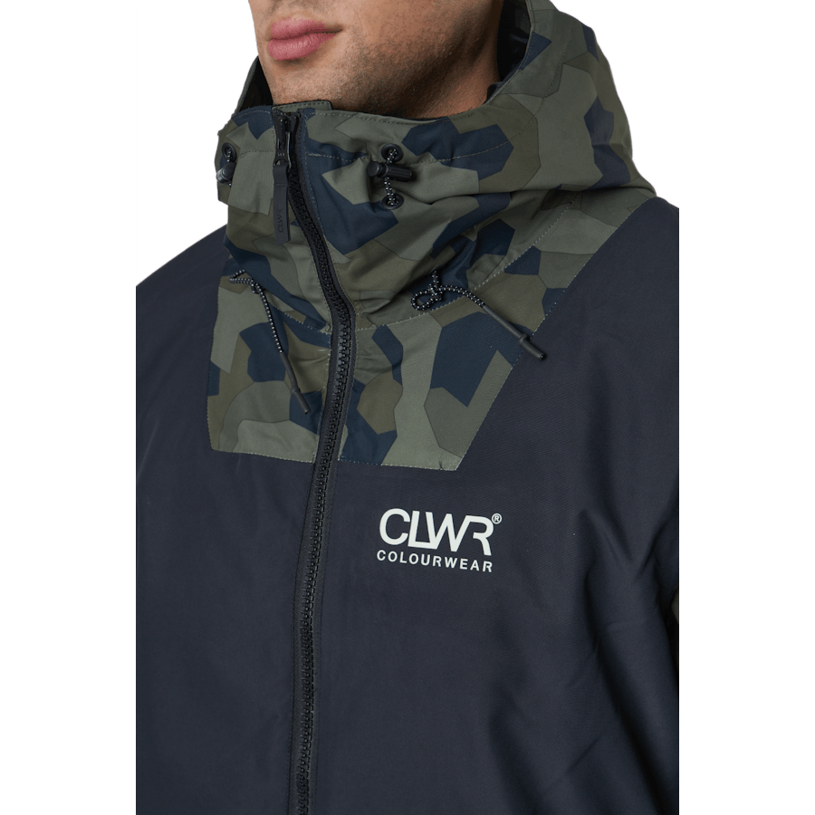 Veste Block M Camo Kaki foncé C79