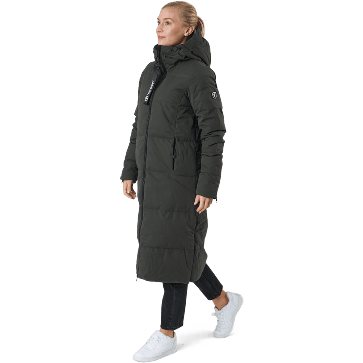 Manteau en duvet Shanna W kaki foncé