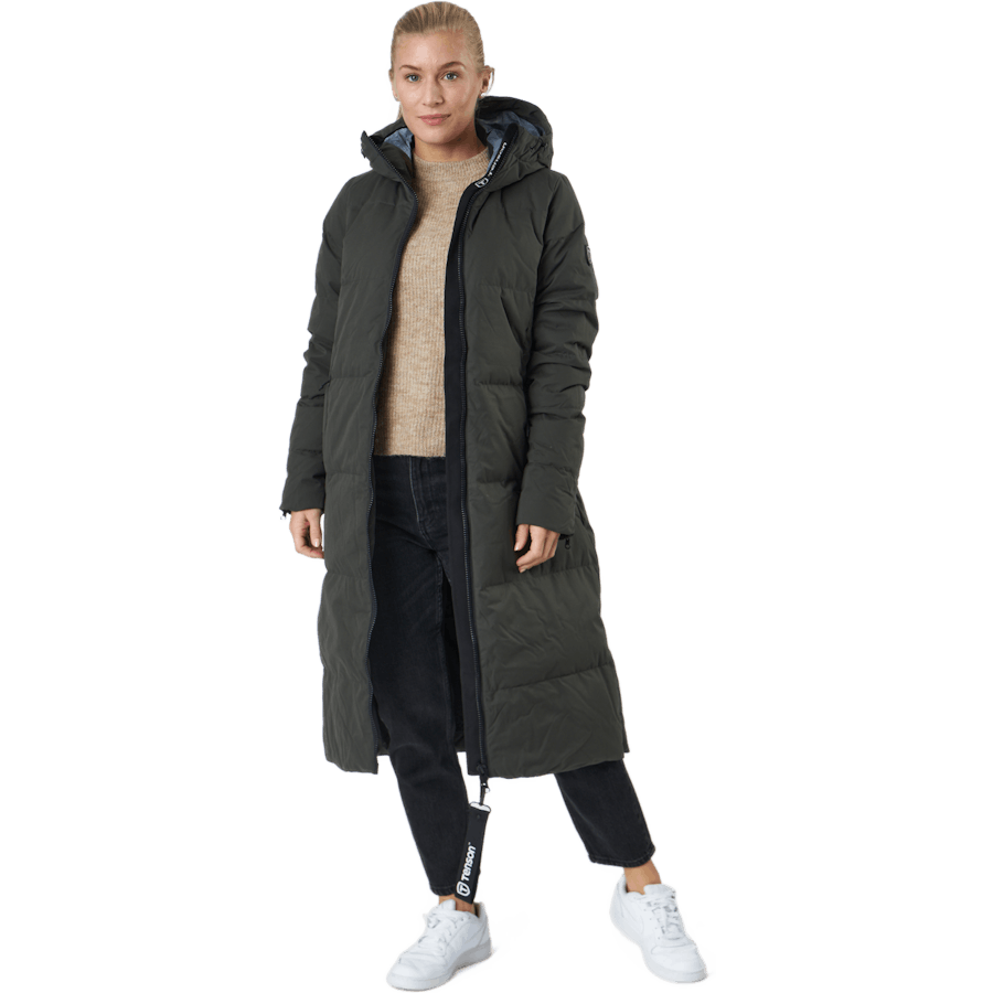 Manteau en duvet Shanna W kaki foncé