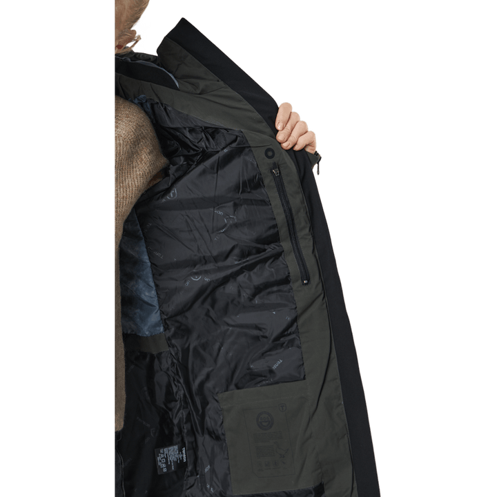 Manteau en duvet Shanna W kaki foncé