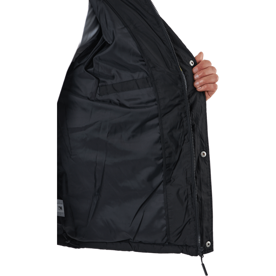 Pirro Blocked Puff Jacket Black-asphalt-sulphur Spring
