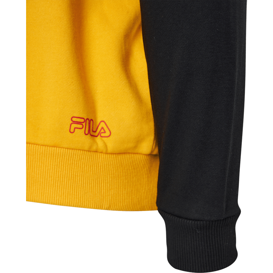 Teens Boys Lupo Blocked Hoody Black-saffron-bright White