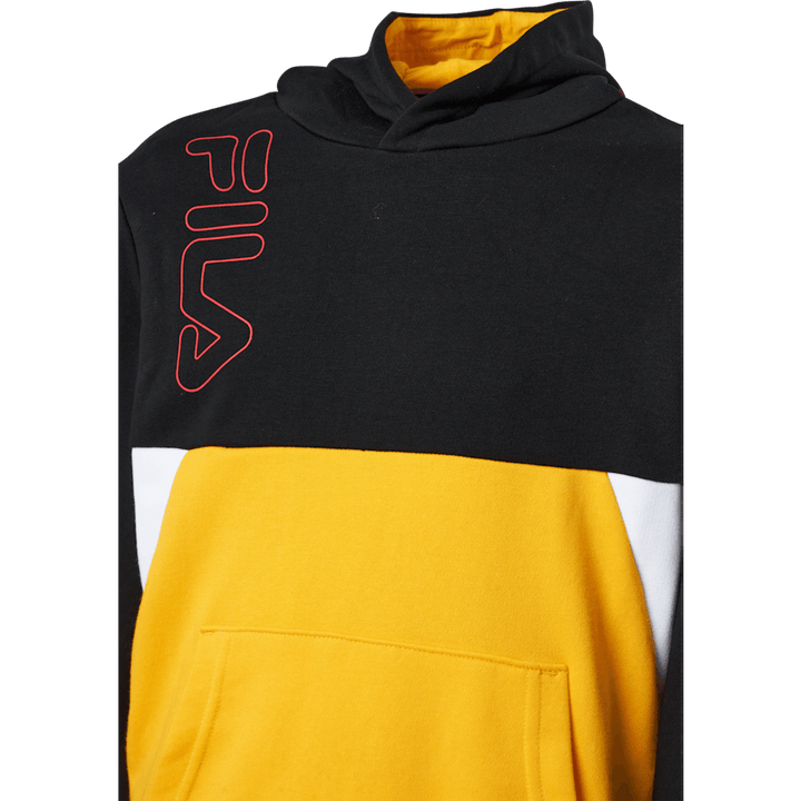 Teens Boys Lupo Blocked Hoody Black-saffron-bright White