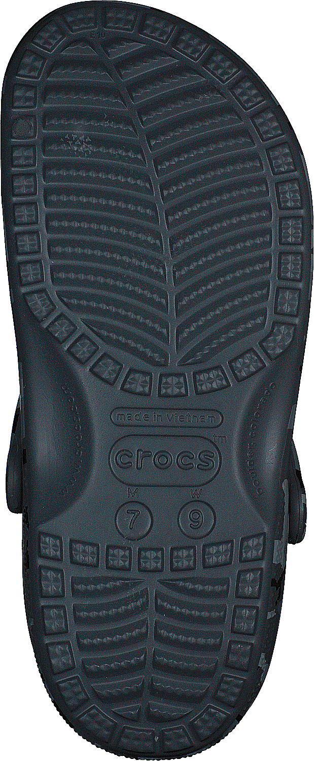 Classic Camo Clog s potiskem Slate Grey / Multi