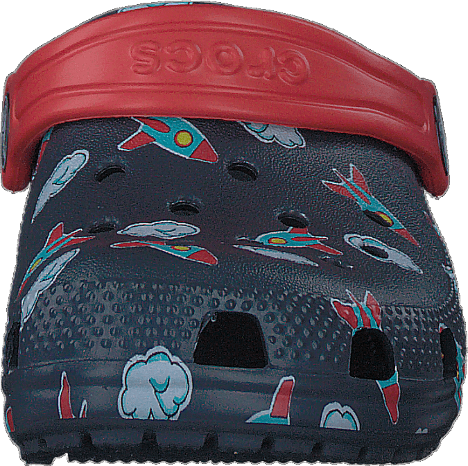 Classic Printed Clog Kids Navy
