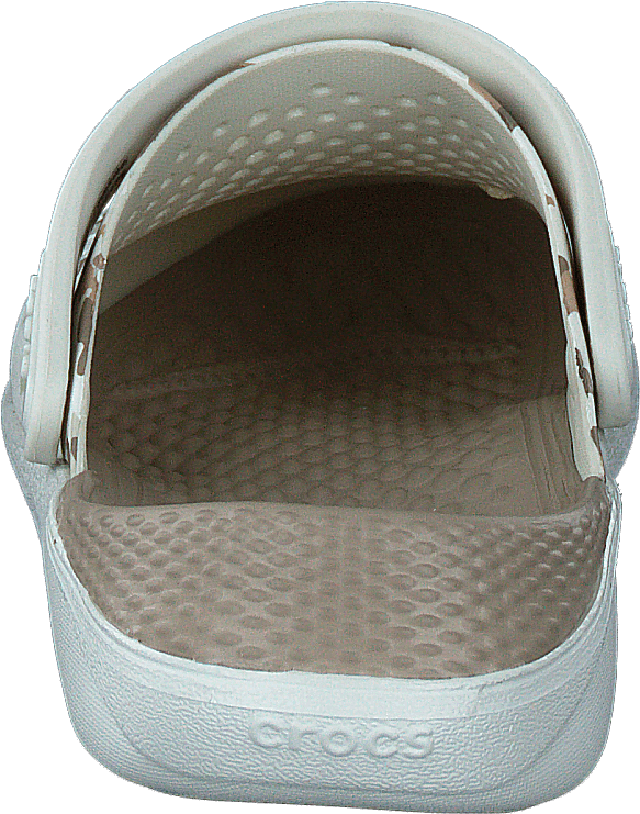 Literide Printed Camo Clog Almost White