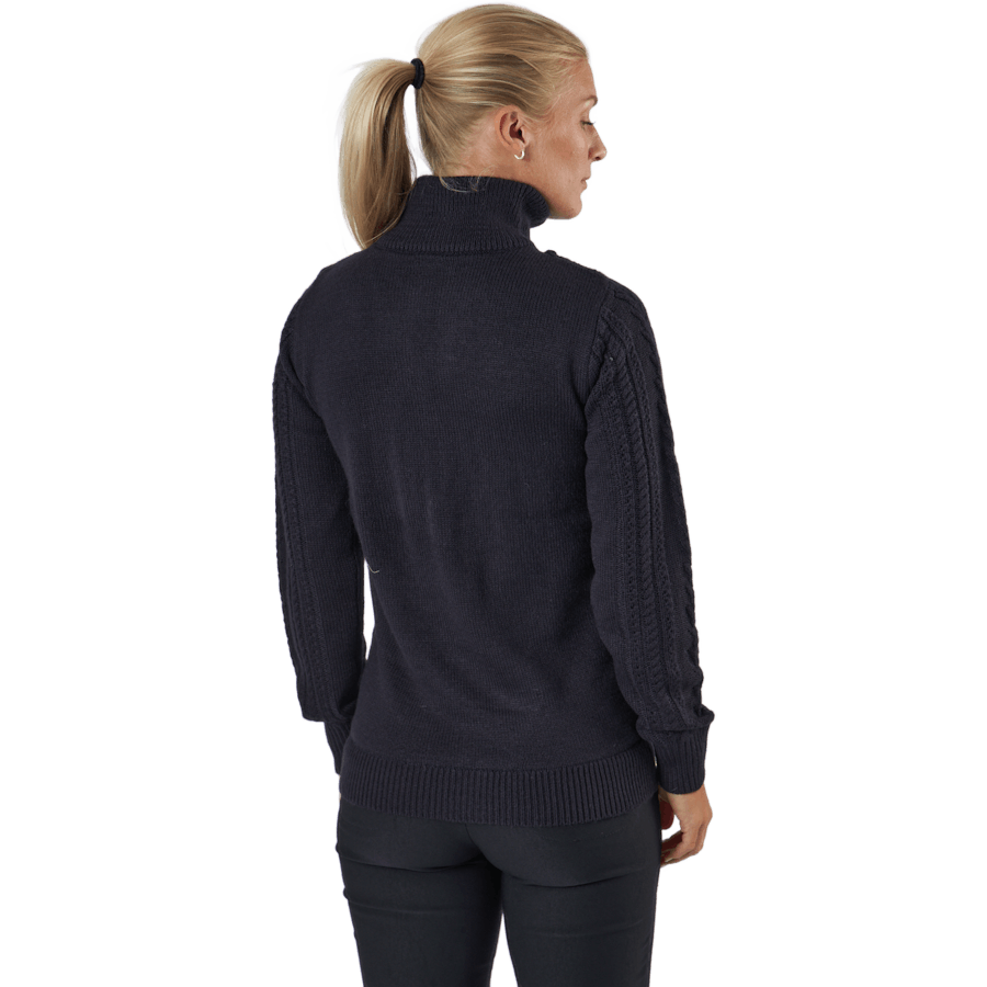 Amedine Ls Pullover Lined Blue