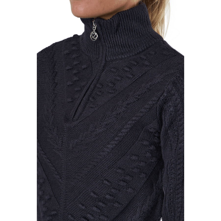 Amedine Ls Pullover Lined Blue