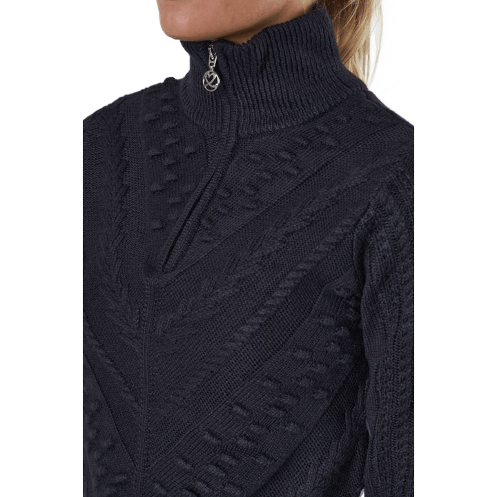 Amedine Ls Pullover Lined Blue
