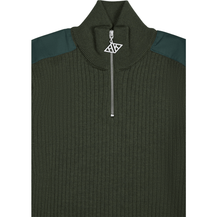 Zip Turtleneck Army Green