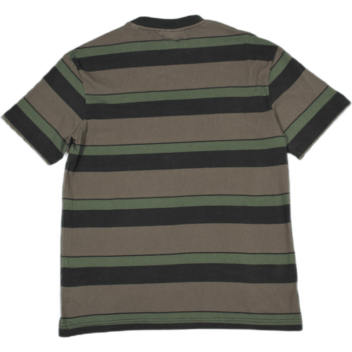 Boxy Tee Short Sleeve Dark Tonal Stripes