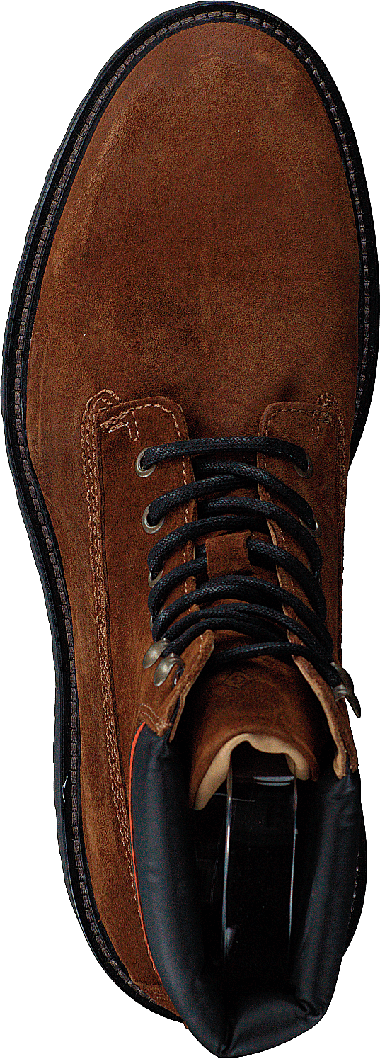 Roden Mid Lace Boot Cognac/black