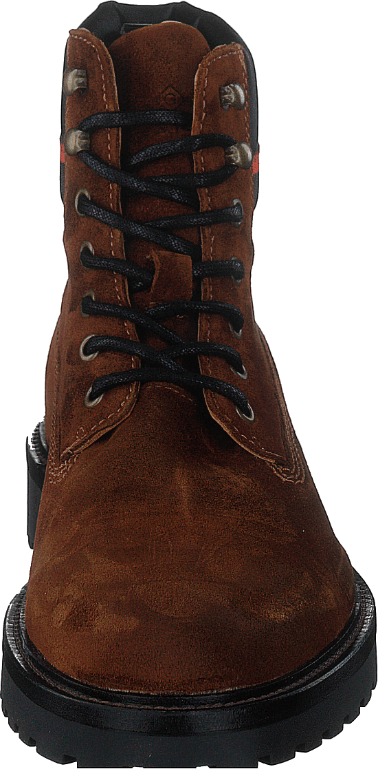 Roden Mid Lace Boot Cognac/black