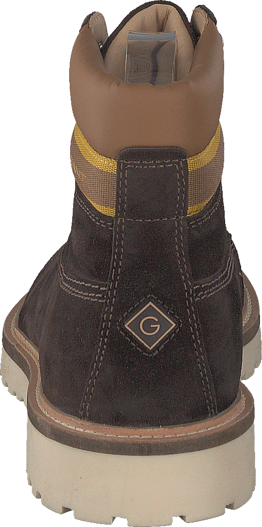 Roden Mid Lace Boot Dk Brown+toffee