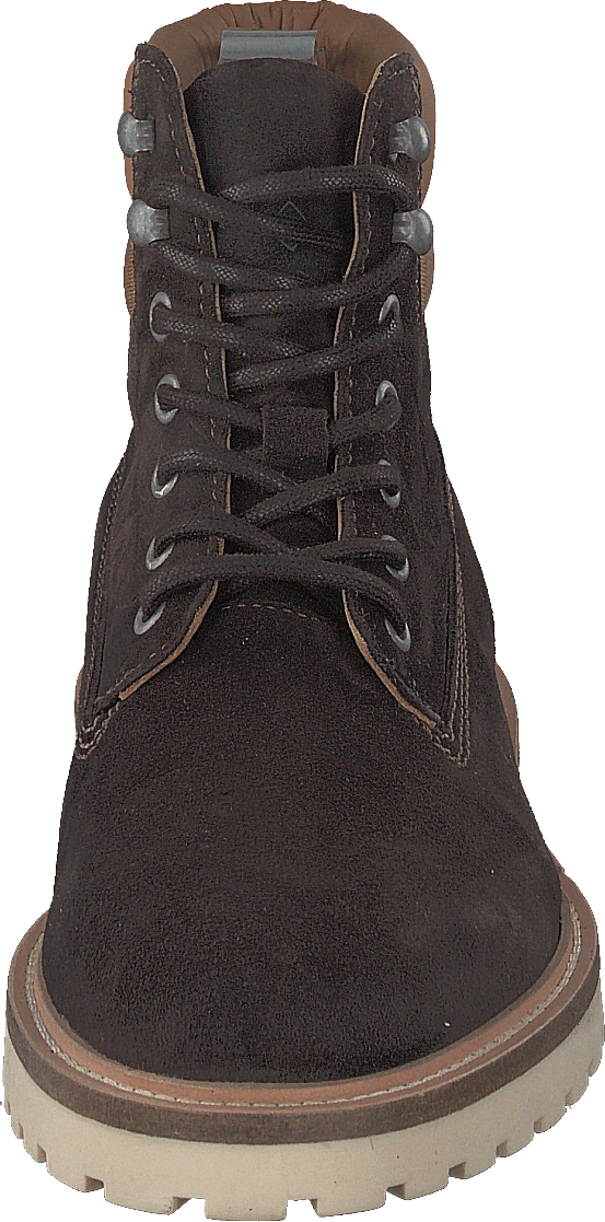 Roden Mid Lace Boot Dk Brown+toffee