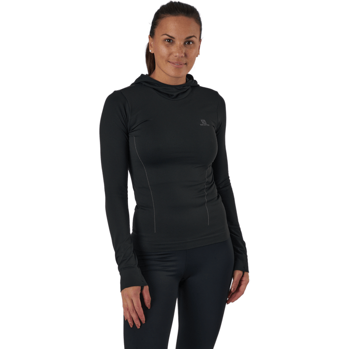 Comet Seamless Hoody W Nero/ebano