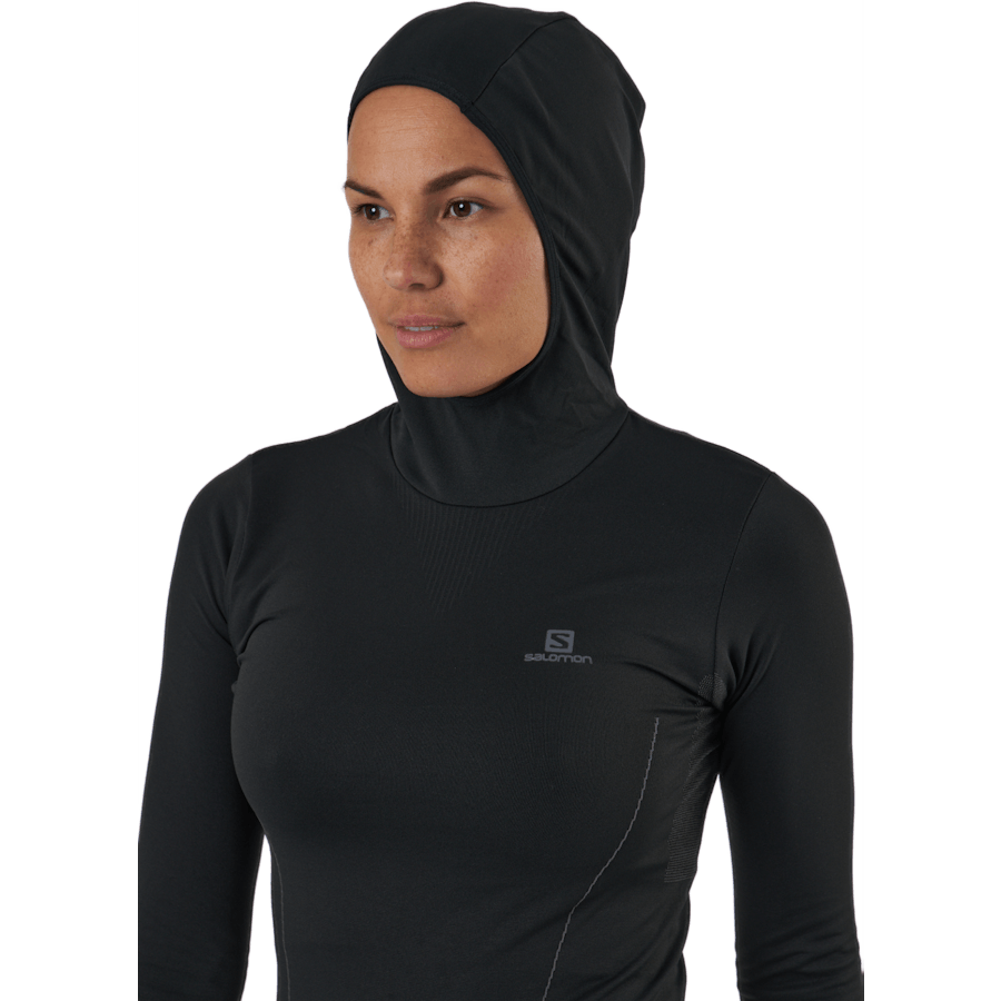 Comet Seamless Hoody W Nero/ebano