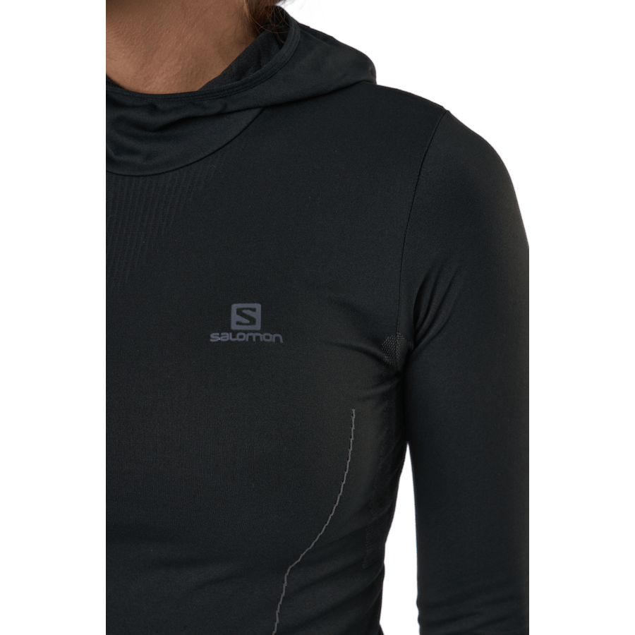 Comet Seamless Hoody W Nero/ebano