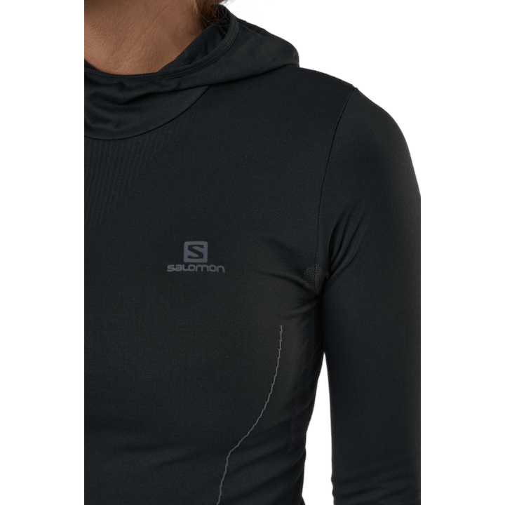 Comet Seamless Hoody W Nero/ebano