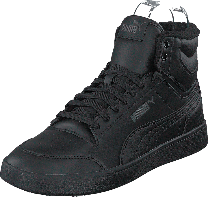 Puma Shuffle Mid Fur Puma Black-puma Black