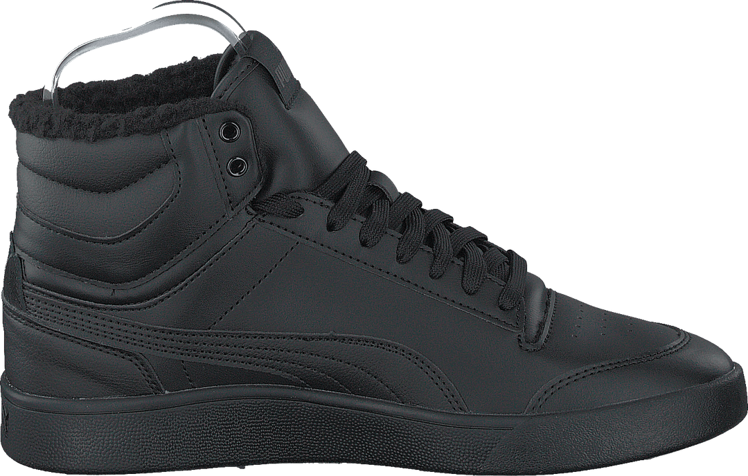 Puma Shuffle Mid Fur Puma Black-puma Black