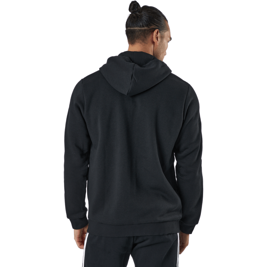 Essentials Felpa con cappuccio a zip intera nera
