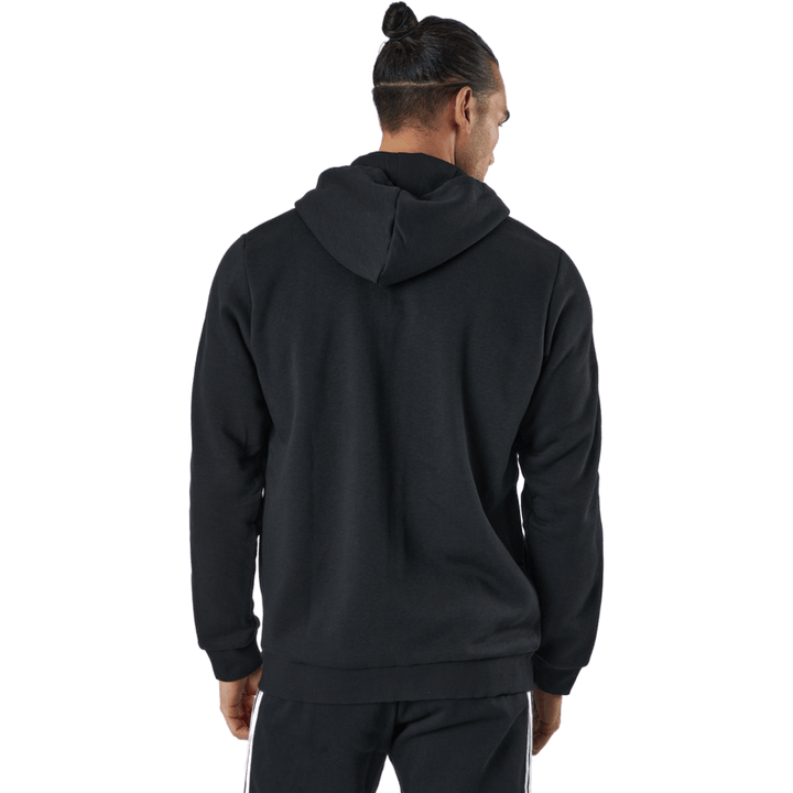 Essentials Felpa con cappuccio a zip intera nera