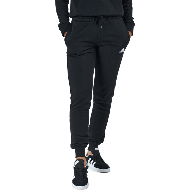 Essentials Slim Tapered Cuffed Pant Black / White