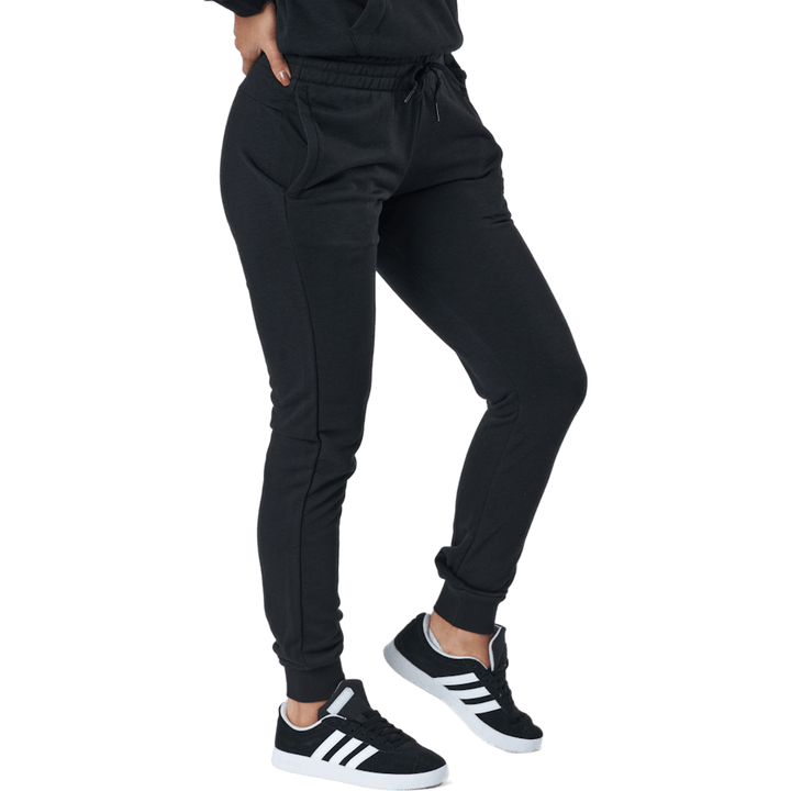 Essentials Slim Tapered Cuffed Pant Black / White