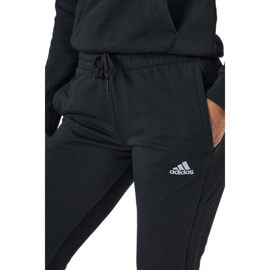 Essentials Slim Tapered Cuffed Pant Black / White