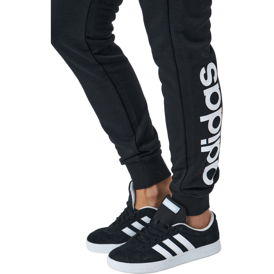 Essentials Slim Tapered Cuffed Pant Black / White