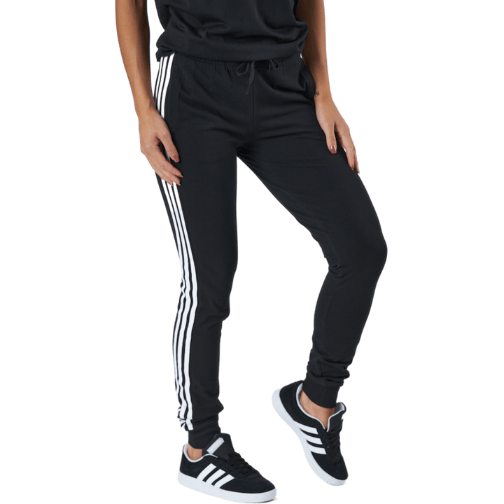 Essentials Single Jersey Joggers se 3 pruhy Black