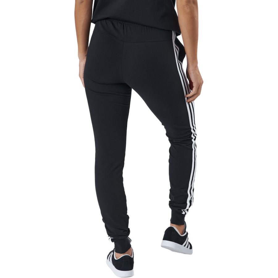 Essentials Single Jersey Joggers se 3 pruhy Black