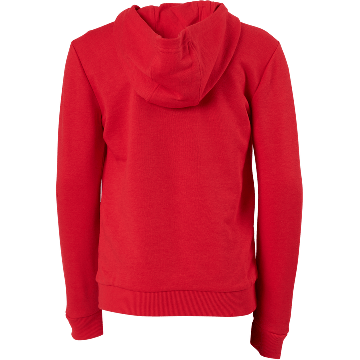 Casaco com capuz Adidas Essentials Big Logo para rapaz, vermelho vivo / branco