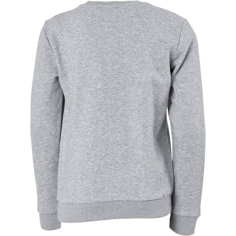 Sweat-shirt Adidas Essentials Big Logo pour garçon, gris moyen chiné / noir