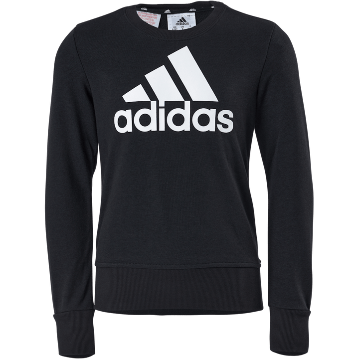 Adidas Girls Essentials Big Logo Sweatshirt Schwarz / Weiß