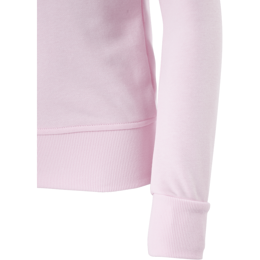 Adidas Girls Essentials Felpa Big Logo Rosa chiaro / Bianco