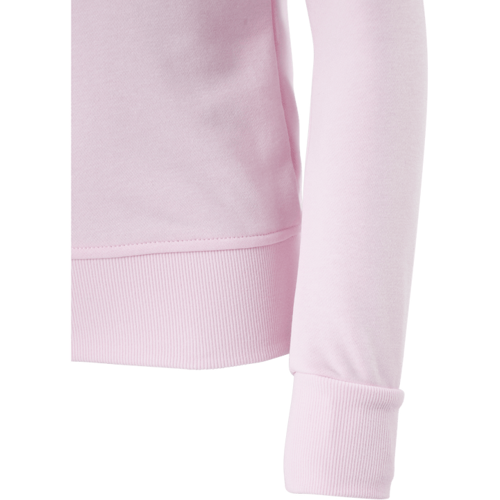 Adidas Girls Essentials Felpa Big Logo Rosa chiaro / Bianco
