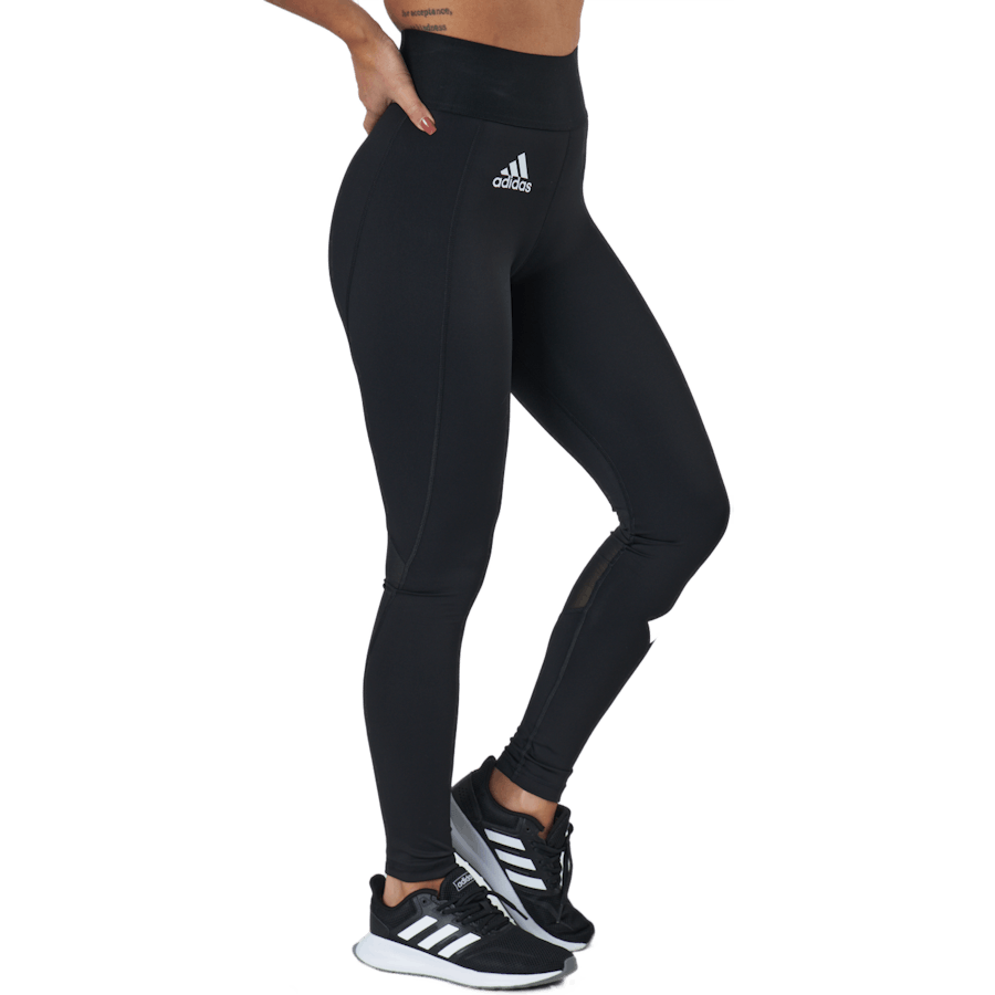 Techfit Long 3Bar Logo Tight Black / White