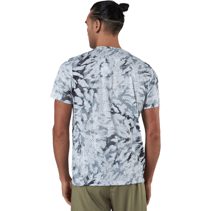 Adidas Fast Graphic Tee Primeblue Men Grey One / White