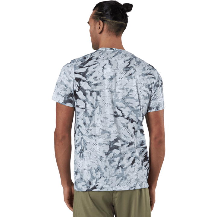Adidas Fast Graphic Tee Primeblue Men Grey One / White
