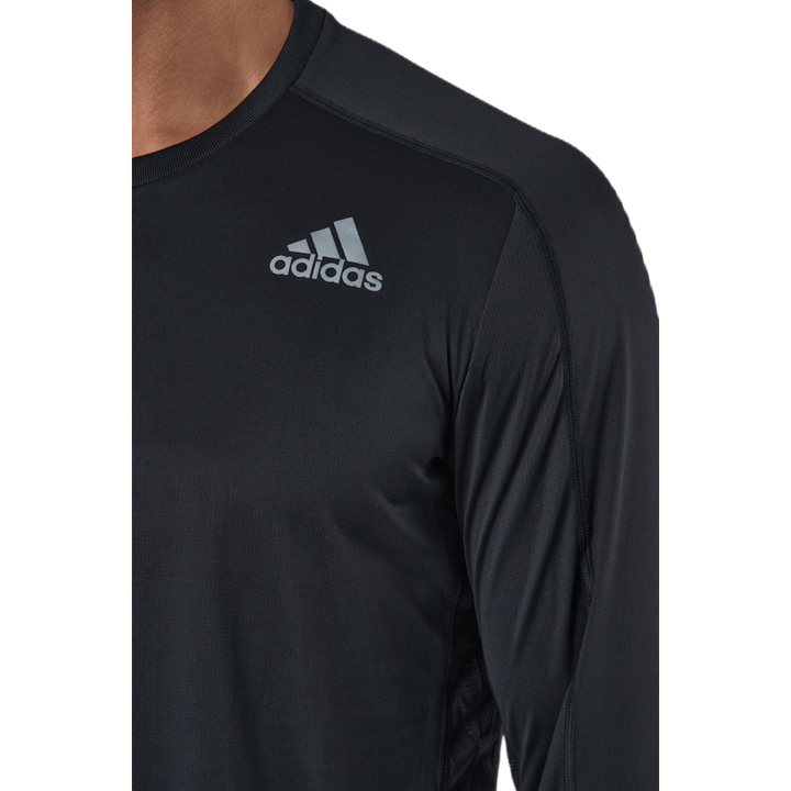 T-shirt à manches longues Adidas Own The Run M Noir / Noir